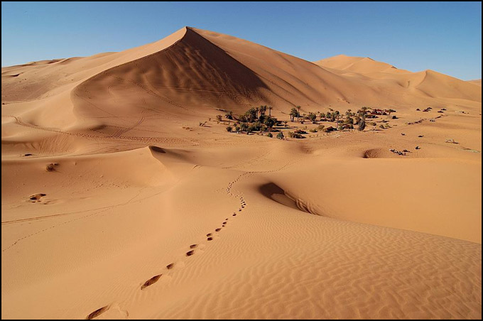 Sahara sand dunes