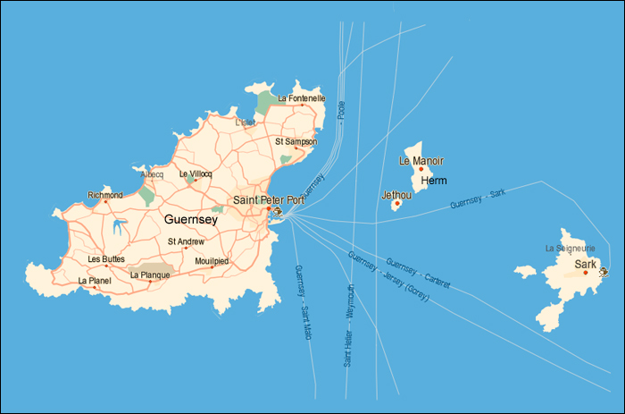 Channel Islands Map