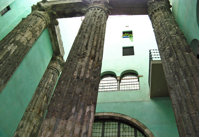 Columns from Roman temple