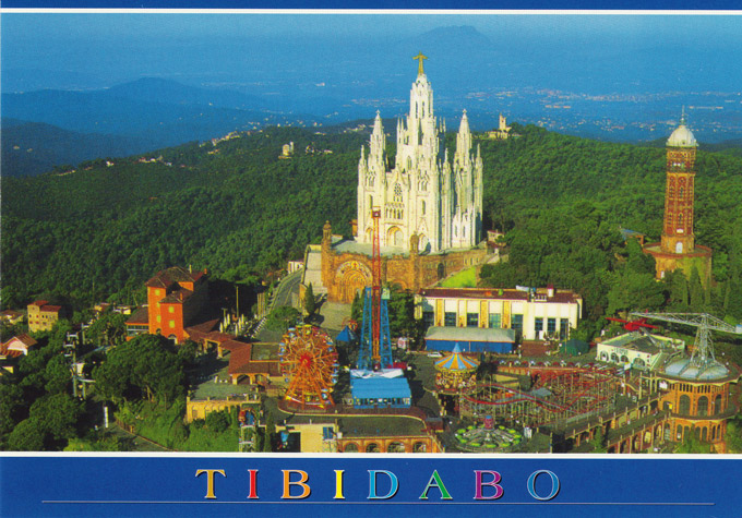 Tibidabo post card