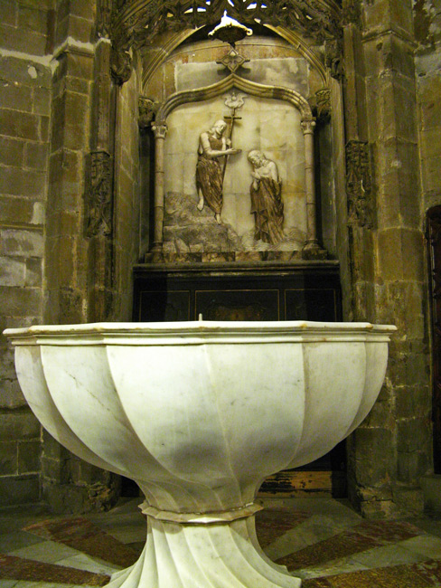 Baptismal font