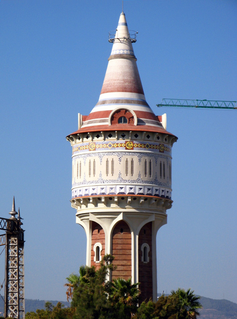 Flashy water tower