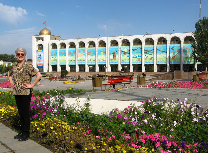 Patty at Ala-Too Square