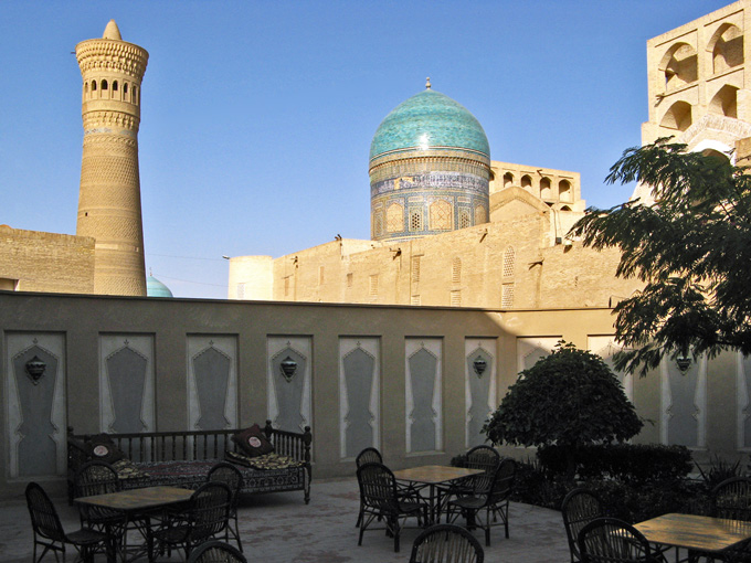 View from hotel patio