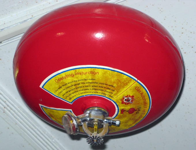 US-made fire extinguisher