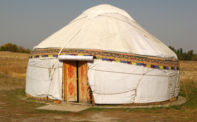 Caretakers' yurt