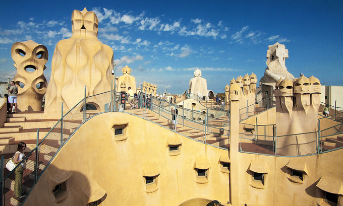 Casa Milà rooftop