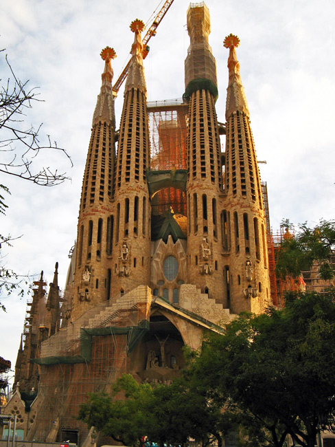 West side of Sagrada Familia