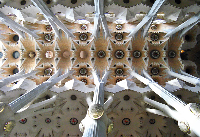 Ceiling of the nave