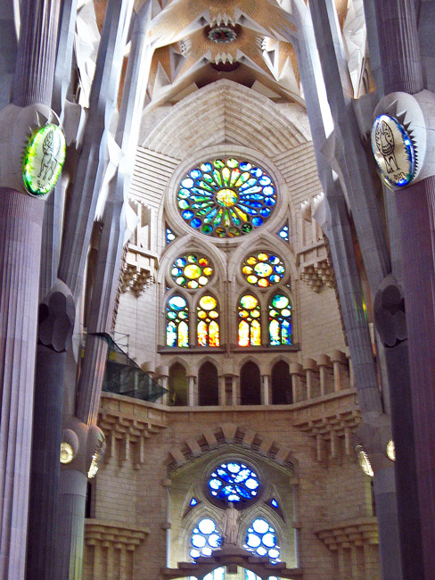 Interior of Sagrada Familia