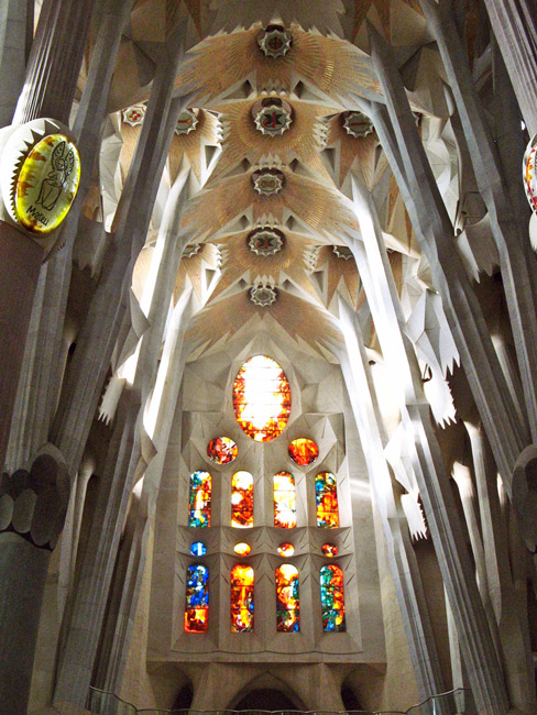 Interior of Sagrada Familia