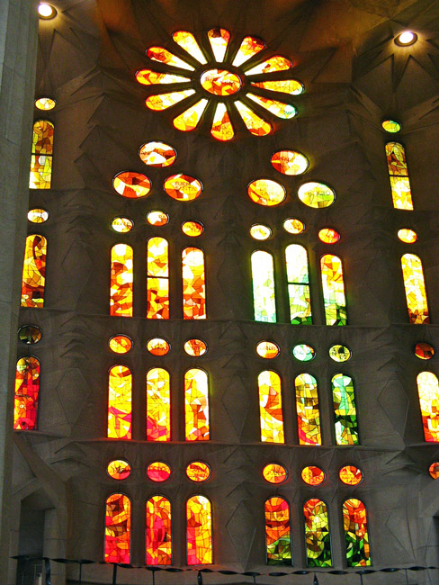 Interior of Sagrada Familia