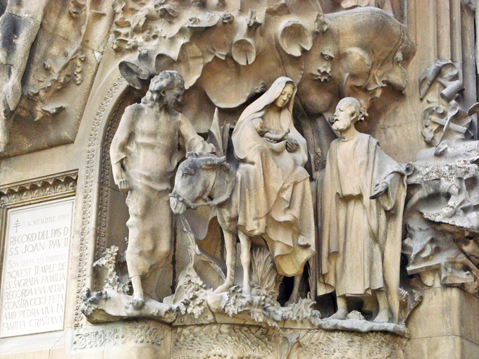 Detail of Nativity Facade