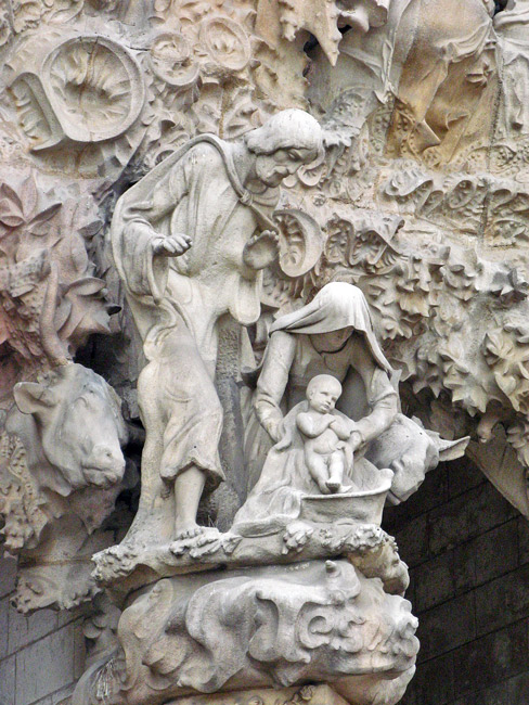 Detail of Nativity Facade