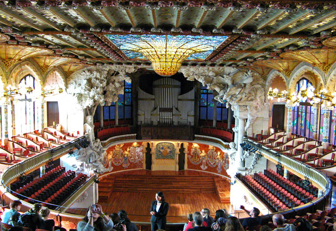 The Palau concert hall