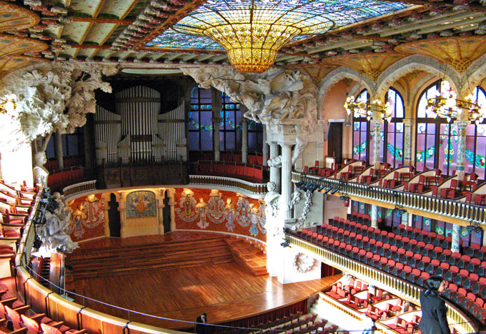 The Palau concert hall