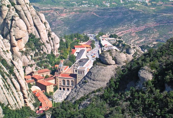 View from top of funicular