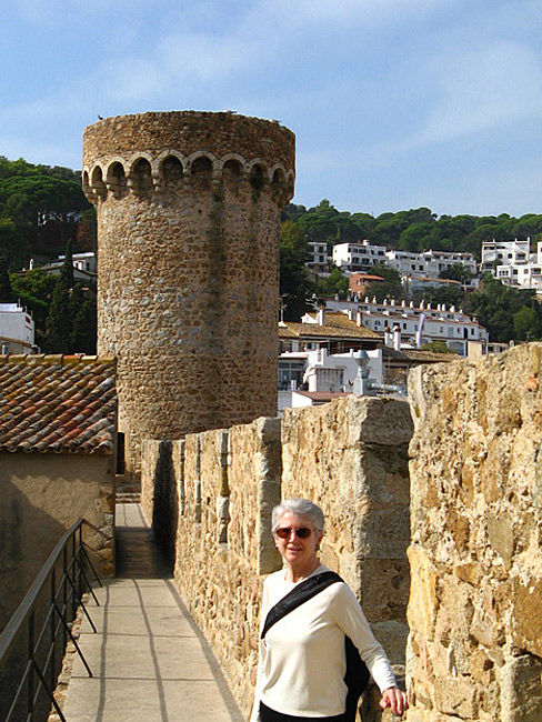 Patty on the wall walkway