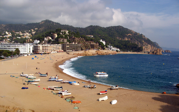 Tossa’s main beach