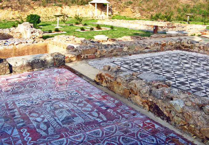 Roman farmhouse ruins