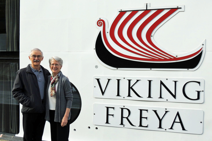 John and Patty at the Viking Freya