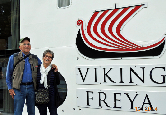 Jan and Diane at the Viking Freya