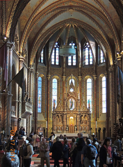 Interior of Matthias Church