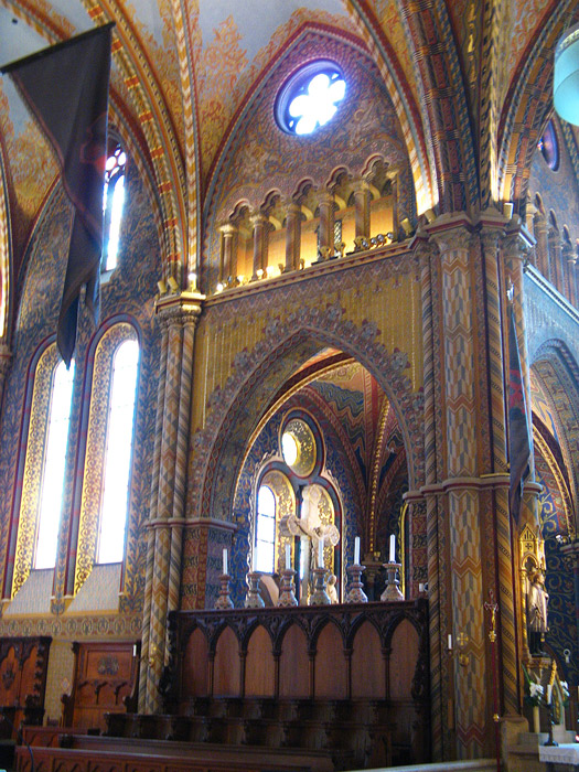 Interior of Matthias Church