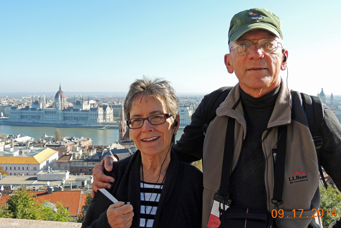 Jan and Diane in Budapest