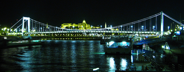 Budapest from our ship's top deck