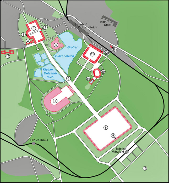 Map of the Nazi Rally Grounds