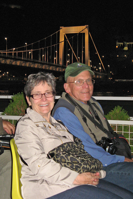 Evening boat ride on the Danube