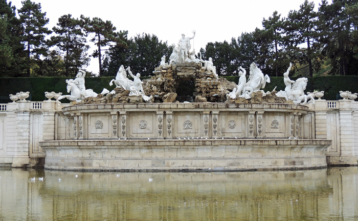 Schonbrunn Palace's Neptune Fountain