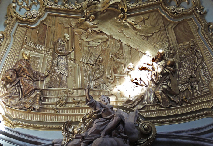 Relief above the main altar