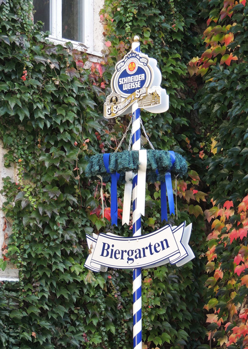 Biergarten in Kelheim