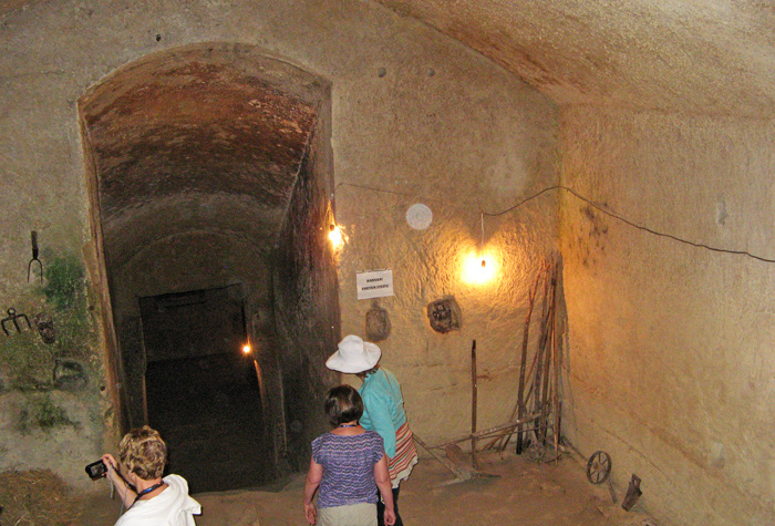 Restored cave house museum