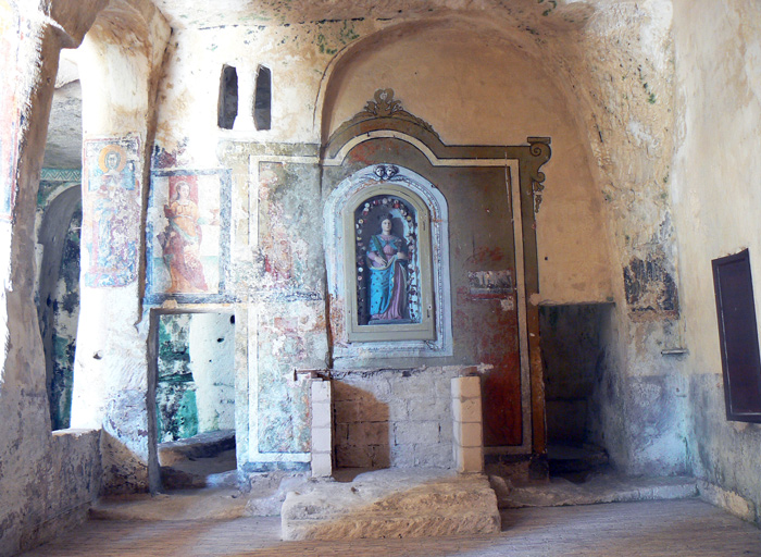 Former church hollowed out of rock