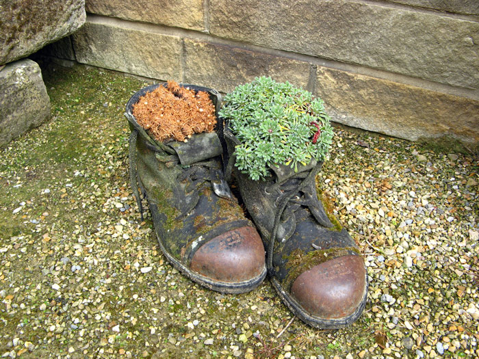 Repurposed boots