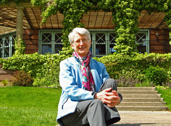 Patty enjoying the sunshine in Valley Gardens