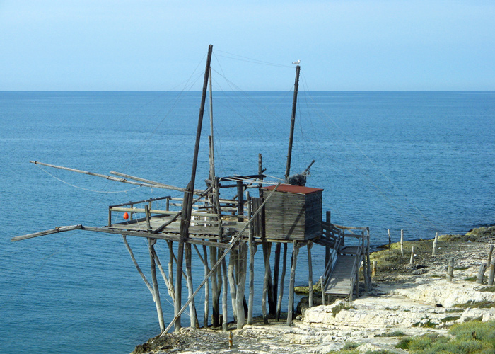 A fishing platform