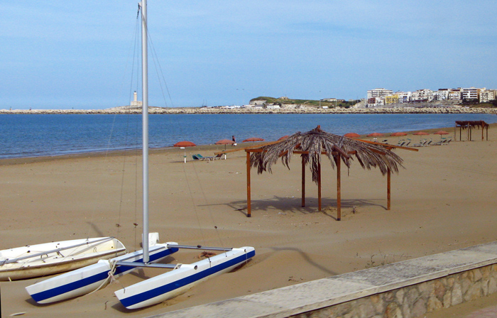 View of Vieste from the north