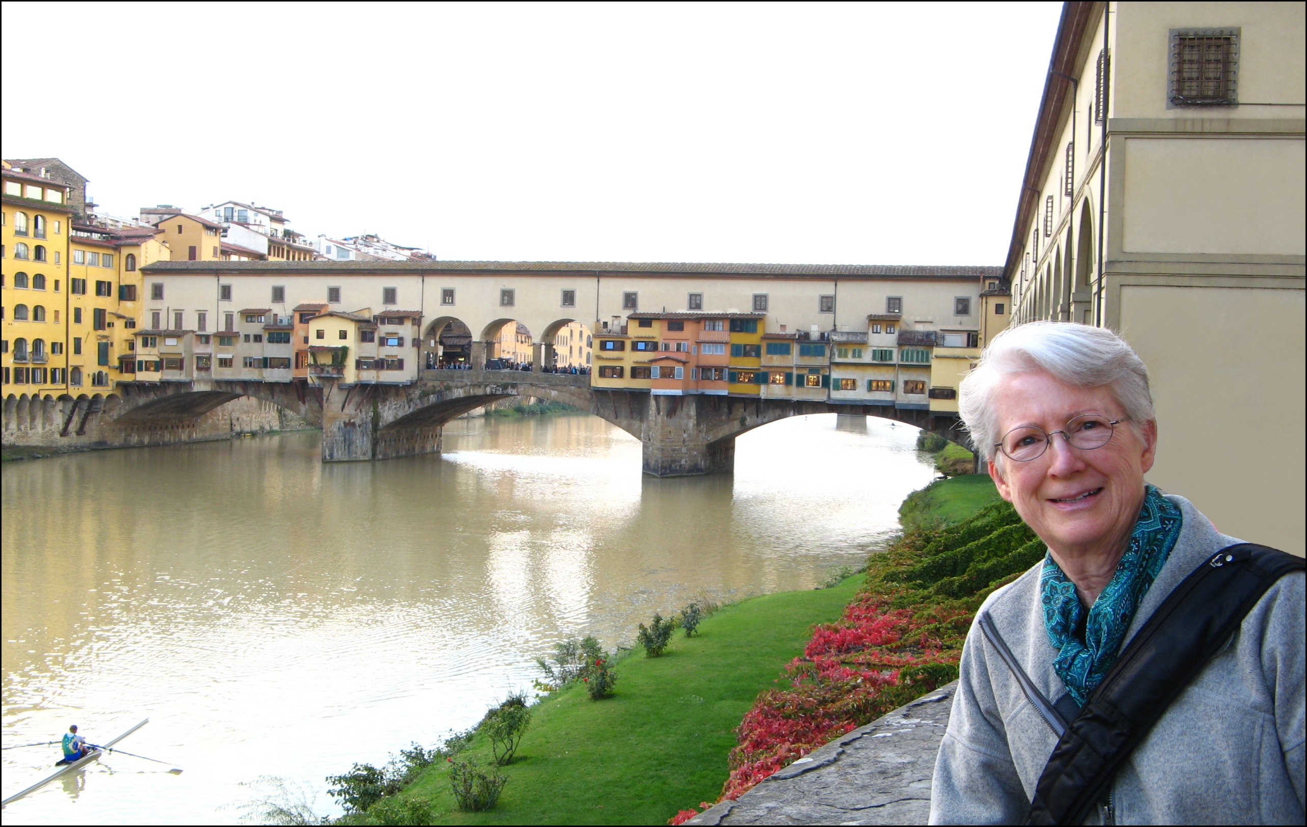 Patty at the Ponte Vecchio