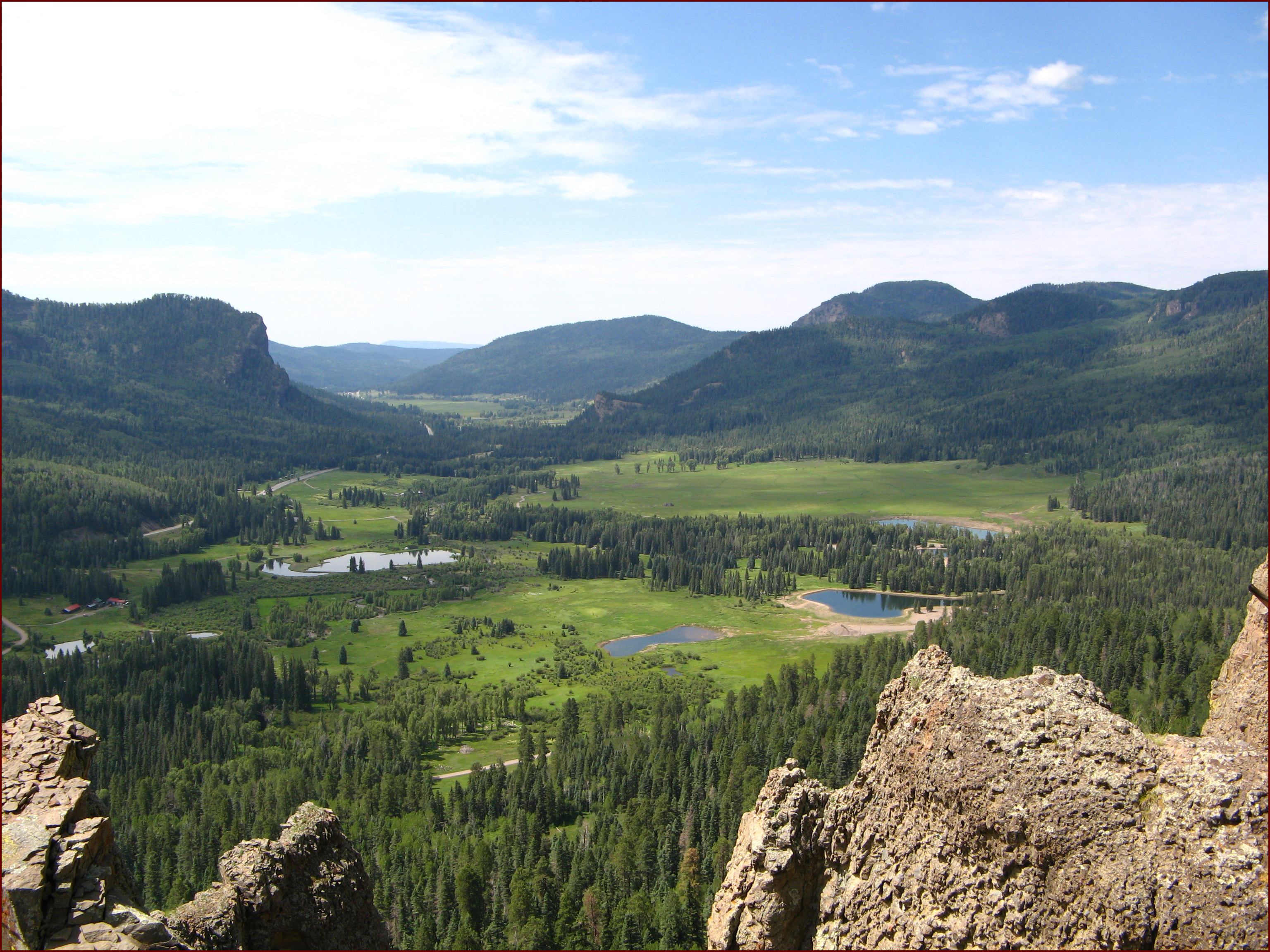 View from Wolf Creek Pass overlook