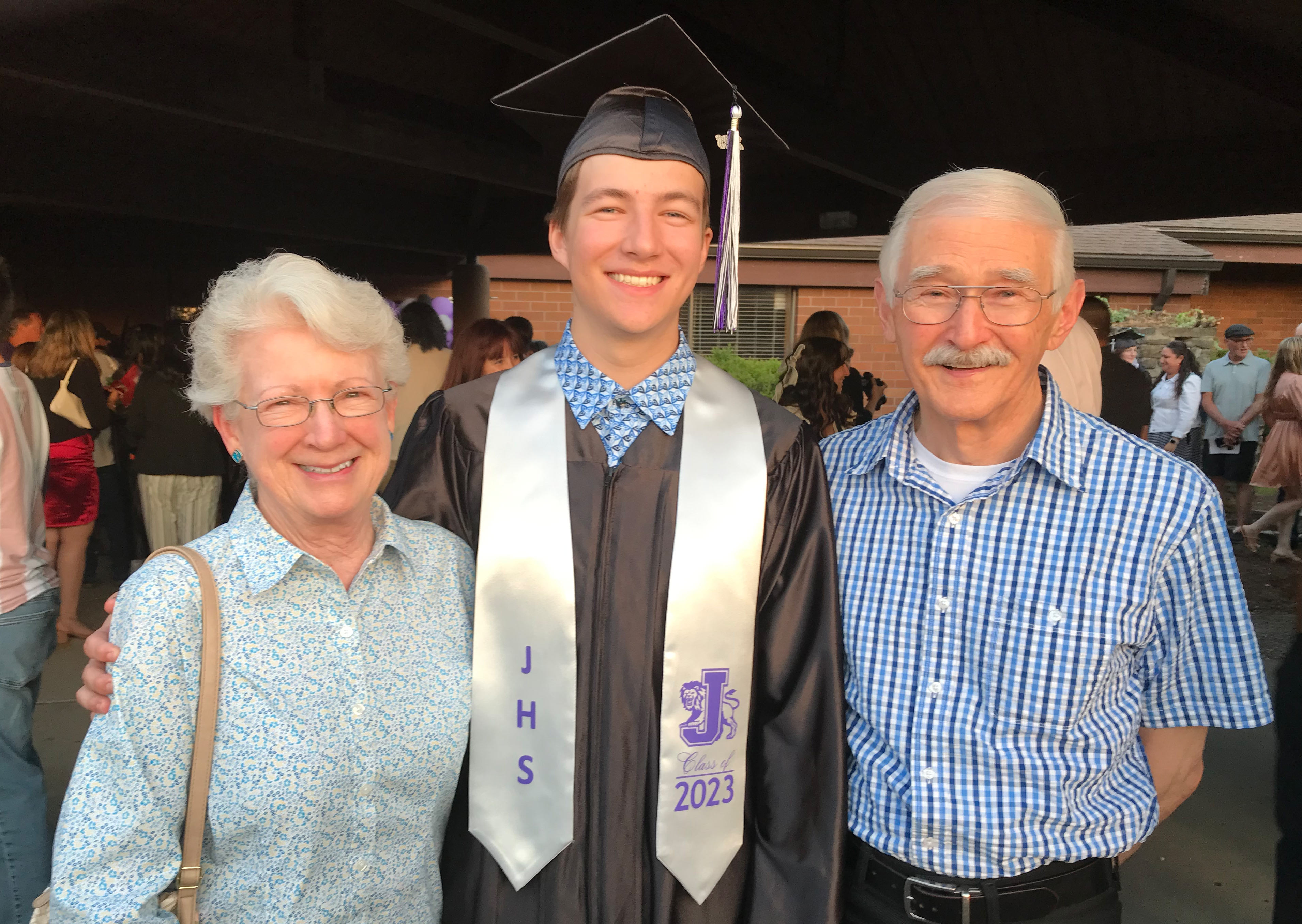 At Clint's HS Graduation