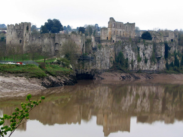 Chepstow Castle and Wye River