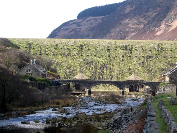 Elan Valley Dam at Visitor Center