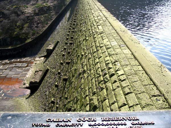 Top of same dam