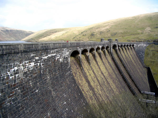 Claerwen Dam - 1952