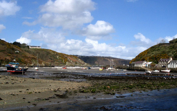 Lower Fishguard at low tide