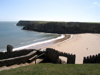 Approaching Barafundle Beach